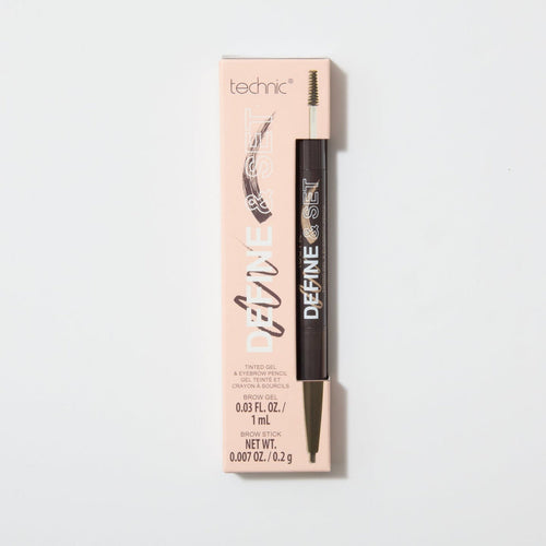 Technic Define and set 2 in 1 browcara| Shade brunette