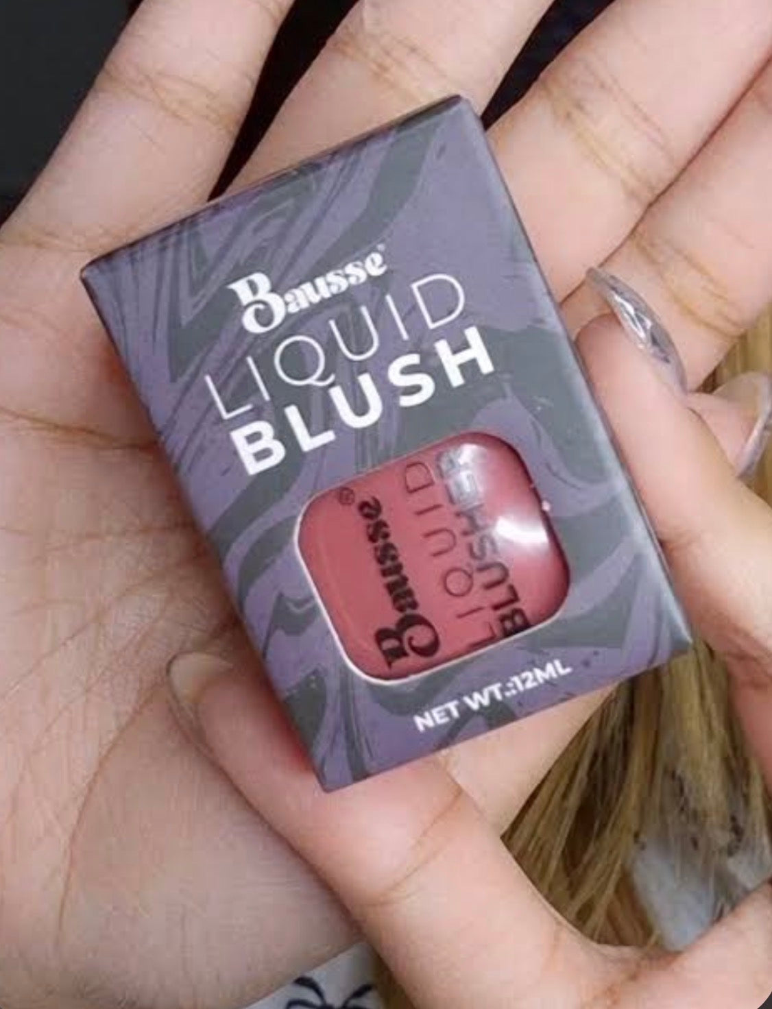 bausse liquid blush with box|Soft mauve shade
