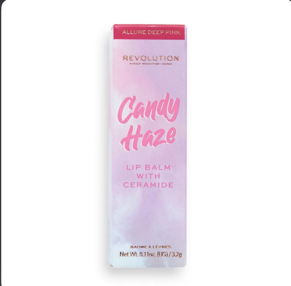 Revolution Candy haze tinted lipbalm|Shade Allure pink