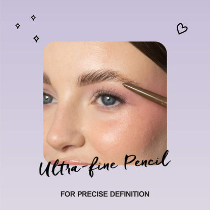Technic Define and set 2 in 1 browcara| Shade brunette