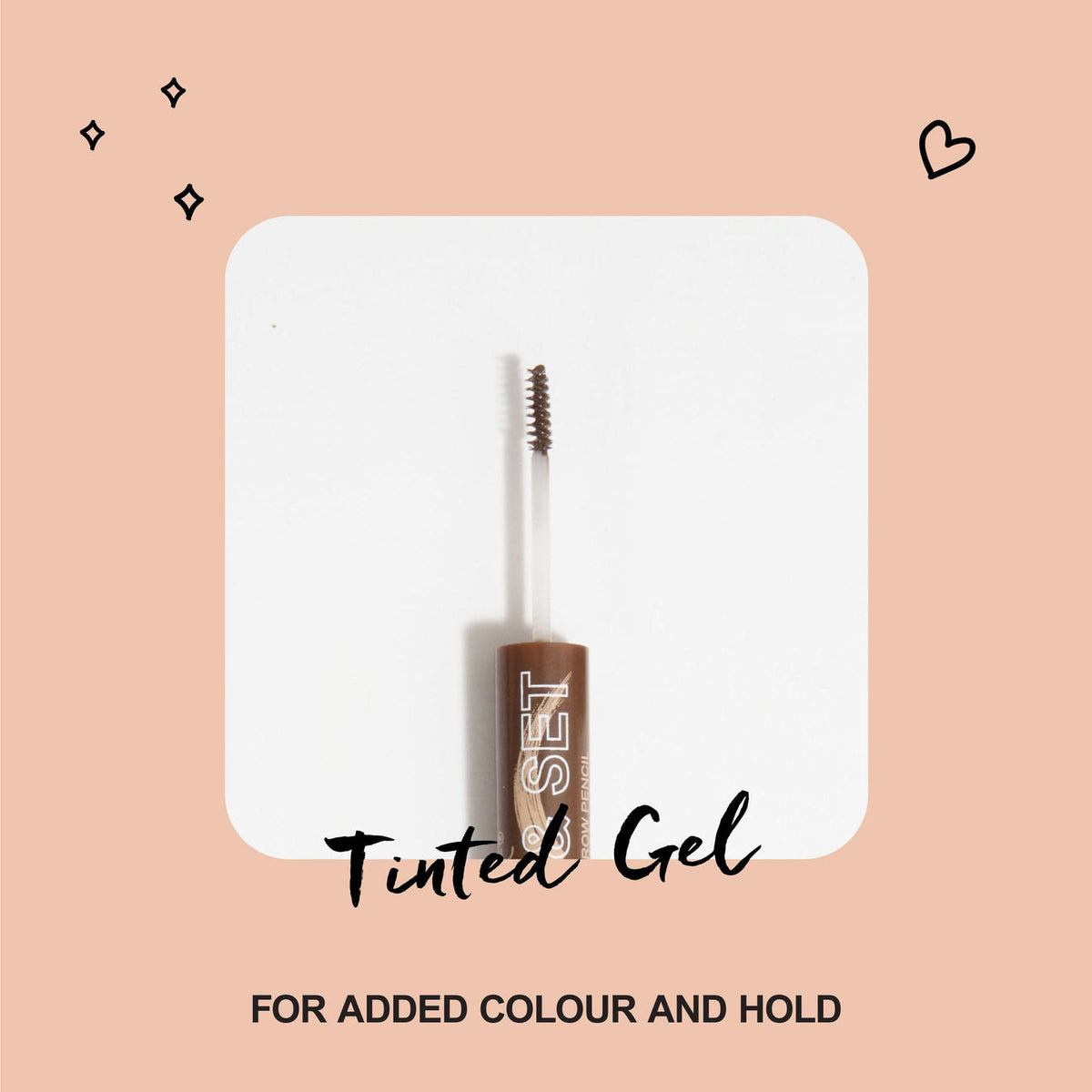Technic Define and set 2 in 1 browcara| Shade brunette