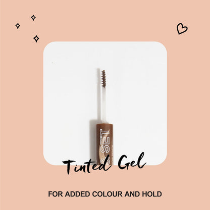Technic Define and set 2 in 1 browcara| Shade brunette